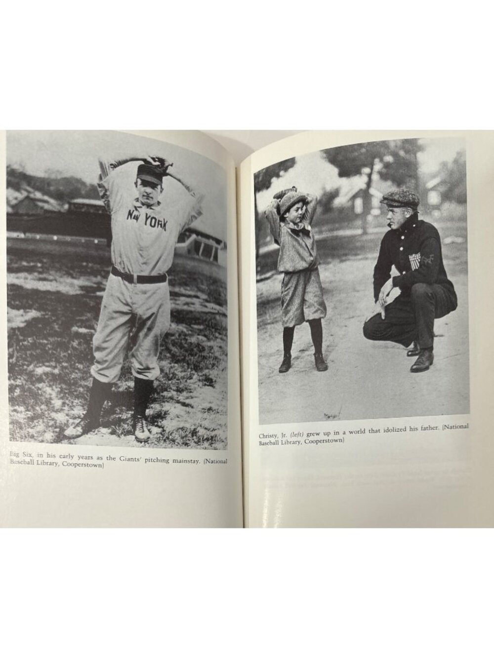 CHRISTY MATHEWSON Matty American Hero 1993 Ray Robinson NEW YORK GIANTS Oxford - Picture 12 of 16